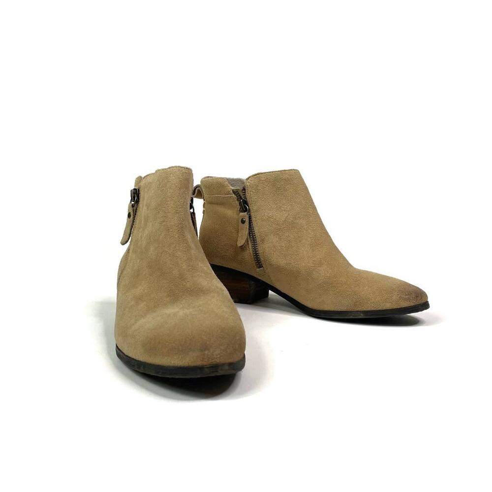 Vince Camuto Tricera Suede Zip Ankle Booties sz 8